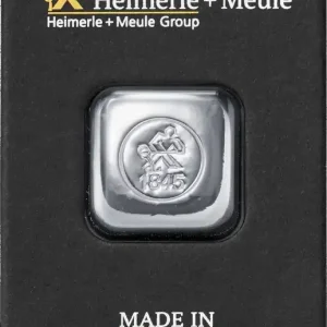 1 Unze Silberbarren | Heimerle + Meule Kostenloser Rückversand
