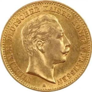 10 Mark Kaiser Wilhelm II. Preußen Goldmünze Im Trend