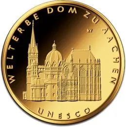 Zertifiziert 100 Euro Aachener Dom 1/2oz Goldmünze 2012 | Deutschland