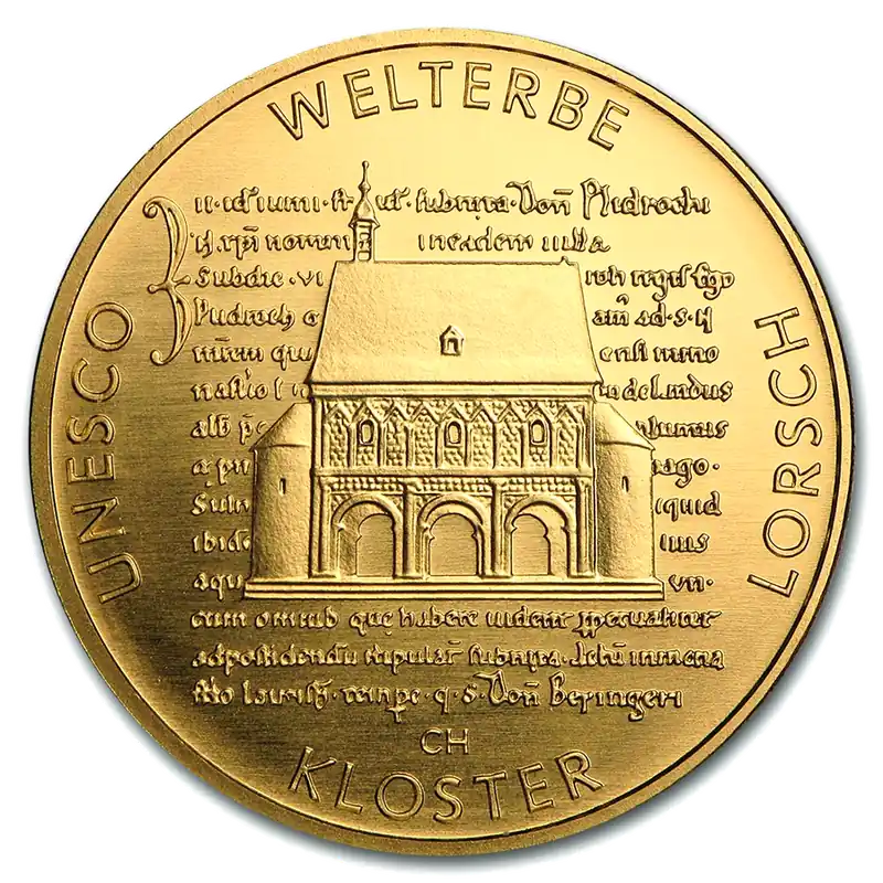 100 Euro Kloster Lorsch 1/2oz Goldmünze 2014 | Deutschland Heute Kaufen