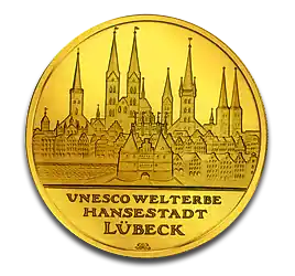 100 Euro Lübeck 1/2oz Goldmünze 2007 | Deutschland Bestseller