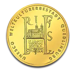 100 Euro Quedlinburg 1/2oz Goldmünze 2003 | Deutschland Neuheit