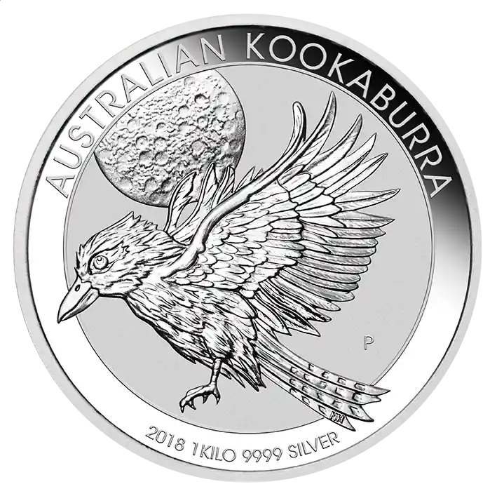 Weltweiter Versand Kookaburra 1 Kilo Silbermünze 2018 | differenzbesteuert