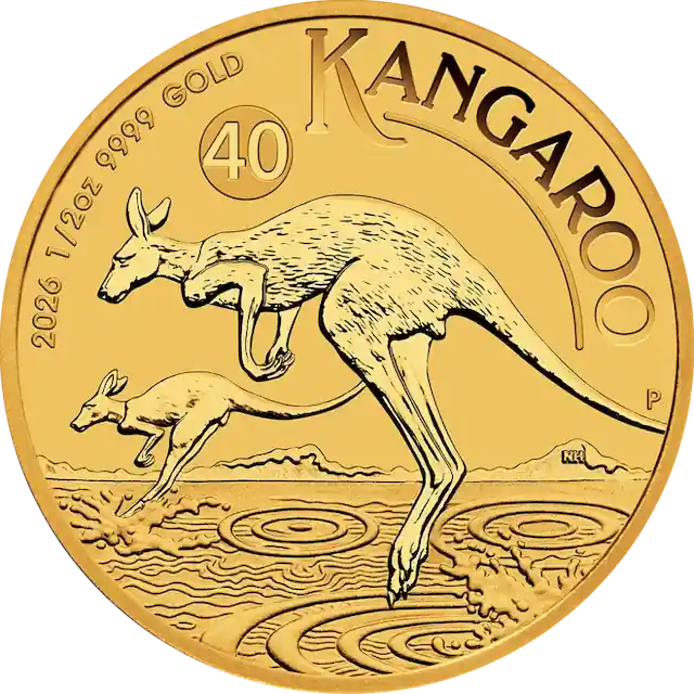 Jetzt Zugreifen Känguru 1/2 Unze Goldmünze 2026
