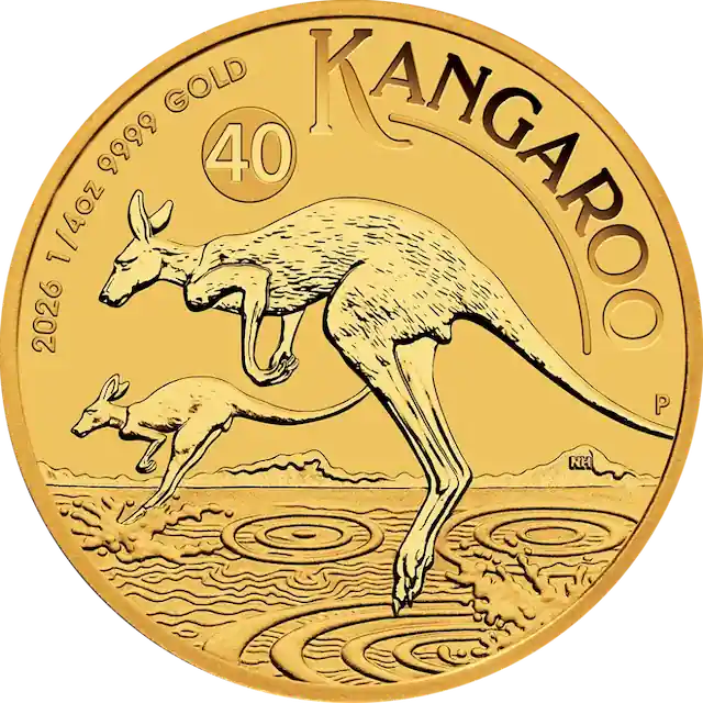 Finale Aktion Känguru 1/4 Unze Goldmünze 2026