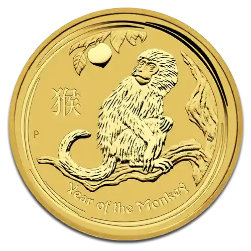 Lunar Affe 1/10oz Goldmünze 2016 Schnäppchen