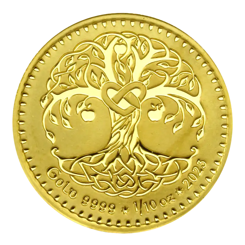 Tree of Life Irland 1/10 Unze Goldronde 2023 Wochenendangebot
