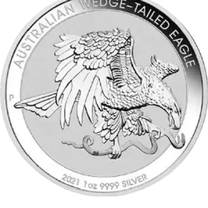 Wedge-Tailed Eagle 1 Unze Silbermünze 2021 | differenzbesteuert Jetzt Zugreifen