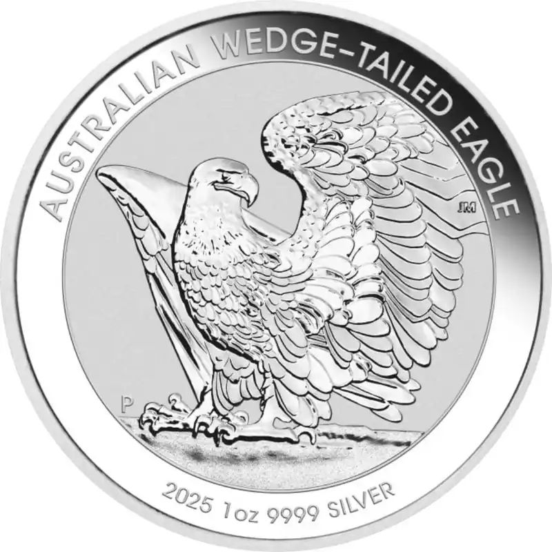 Wedge-Tailed Eagle 1 Unze Silbermünze 2025 | differenzbesteuert Handgefertigt