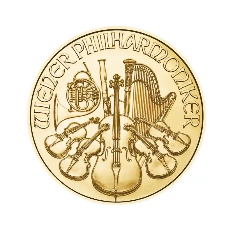Wiener Philharmoniker 1/10 Unze Goldmünze 2023 Sonderangebot
