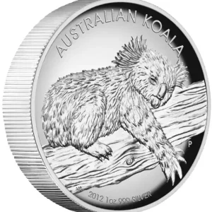 1 Unze Silbermünze Australien Koala 2012 High Relief Highlight
