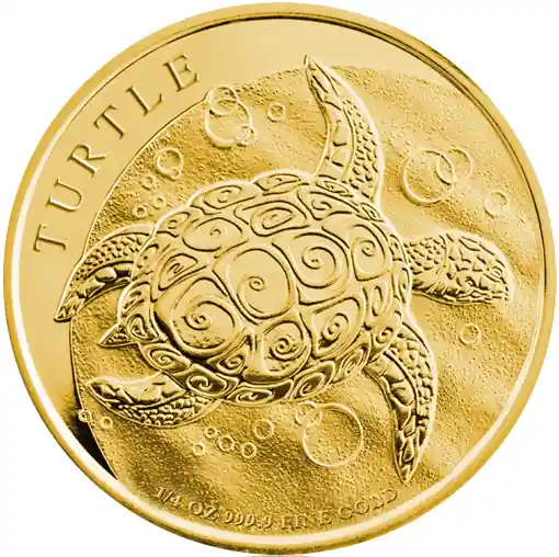 Saisonangebot 1/4 Unze Goldmünze Niue Schildkröte 2015
