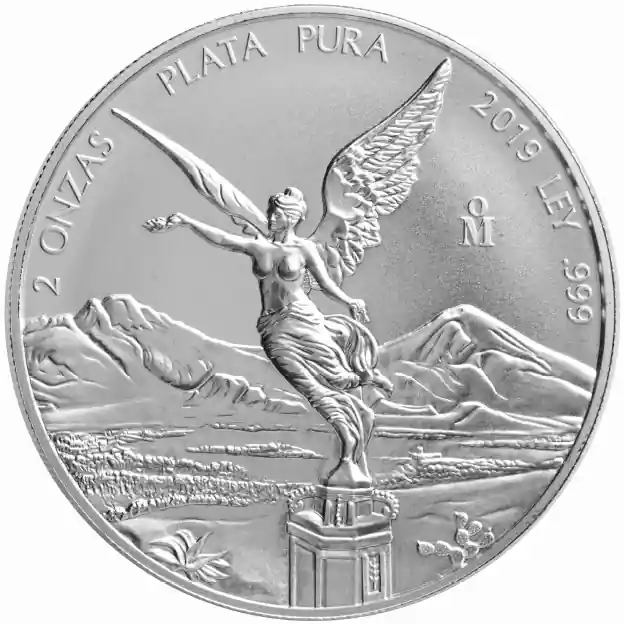 Rabatt 2 Unzen Silbermünze Mexiko Libertad 2019