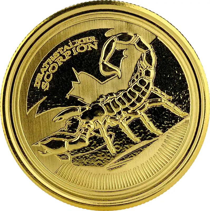 1 Unze Goldmünze Republic of Tschad Scorpion "Deathstalker" 2017 Nur Heute