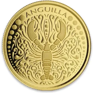 Sonderangebot 1 Unze Goldmünze EC8 Anguilla - Lobster 2018