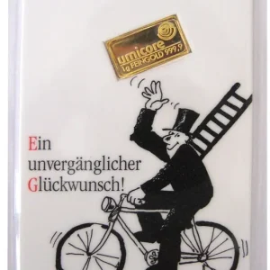 Bestseller 1 Gramm Goldbarren Glückwunsch