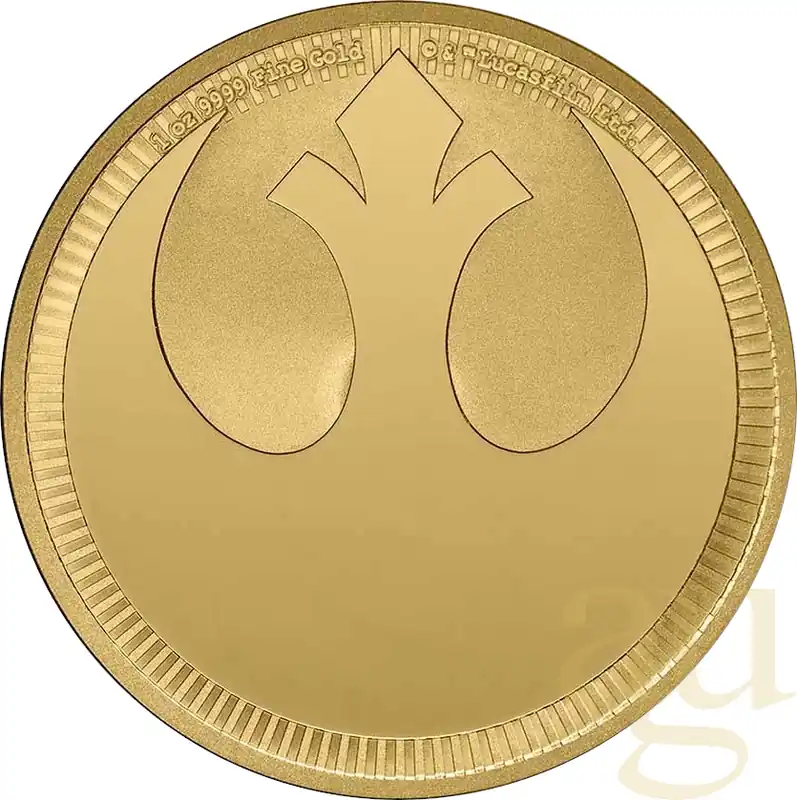 1 Unze Goldmünze Niue Star Wars - Rebel Alliance 2022 Top-Preis