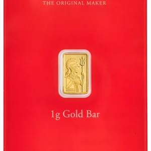 Wochenendangebot 1 Gramm Goldbarren The Royal Mint - Henna