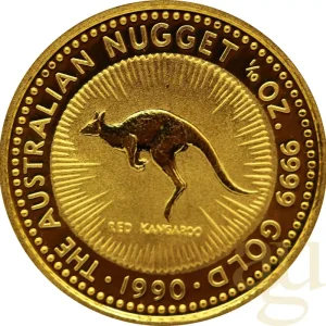 1/10 Unze Goldmünze Australien Känguru 1990 Preisreduziert