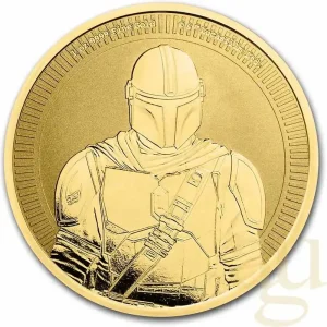Ab Werk 1 Unze Goldmünze Niue Star Wars - The Mandalorian 2021