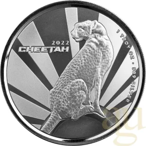Preis Gesenkt 1 Unze Silbermünze Kamerun Gepard 2022