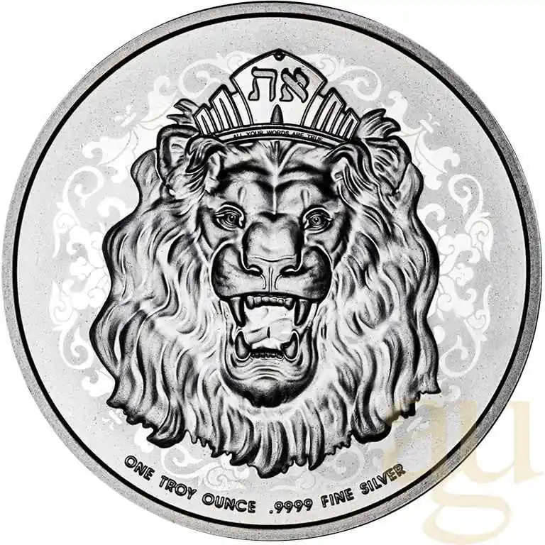 Garantierte Lieferung 1 Unze Silbermünze Niue Truth Serie - Roaring Lion 2022
