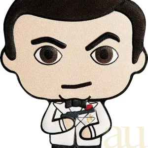 Must-Have 1 Unze Silbermünze Tuvalu Minted Mini James Bond 2023 - coloriert