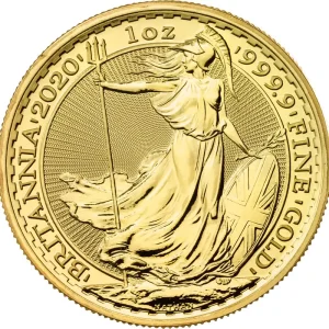 Original 1 Unze Goldmünze Britannia 2020