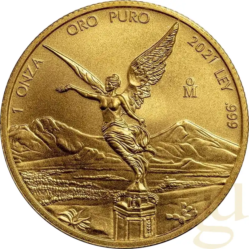 1 Unze Goldmünze Mexiko Libertad 2021 Preis Gesenkt