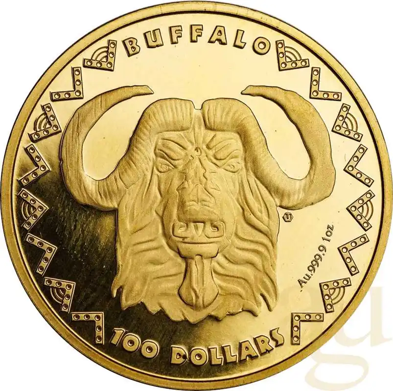 Nur Heute 1 Unze Goldmünze Sierra Leone Big Five - Büffel 2023