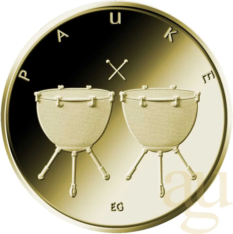 Direktkauf 50 Euro Goldmünze Pauke 2021 (F)