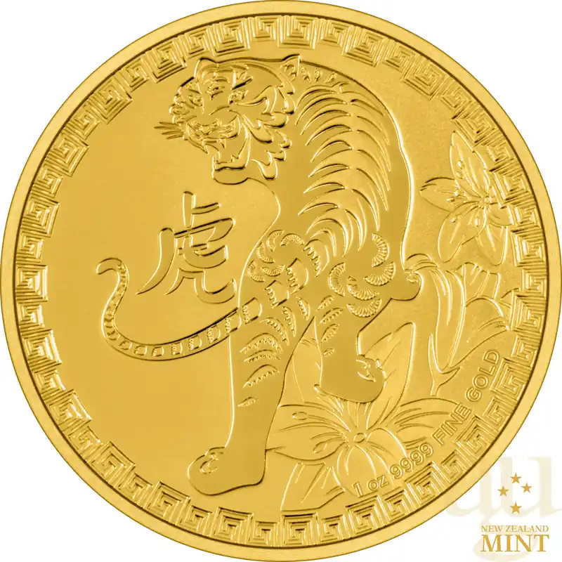 1 Unze Goldmünze Niue Lunar Tiger 2022 Super-Preis