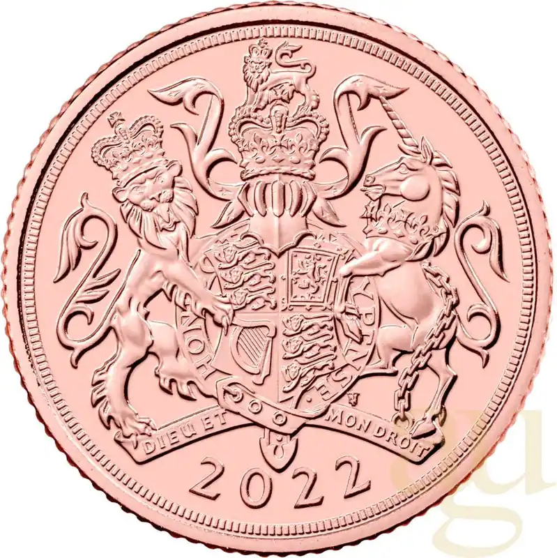 1/2 Pfund Goldmünze Sovereign Elisabeth 2022 Schnäppchen