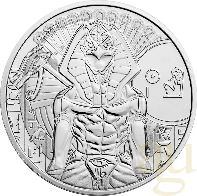 1 Unze Silbermünze Sierra Leone Ägyptische Götter - Ra 2023 Top-Seller