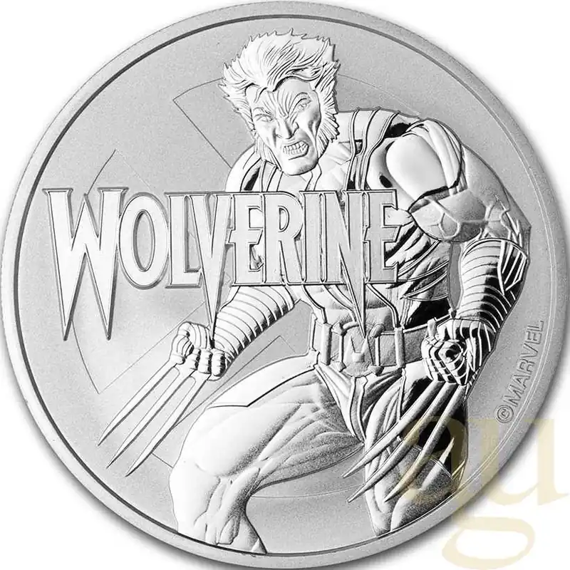 Sonderaktion 1 Unze Silbermünze Tuvalu - Wolverine 2021