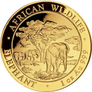 1 Unze Goldmünze Somalia Elefant 2012 Top-Angebot