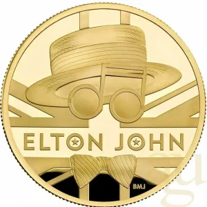 Aktuell 1 Unze Goldmünze Music Legends - Elton John 2020 polierte Platte