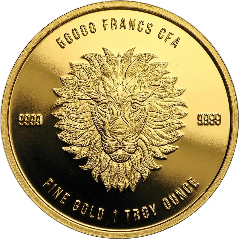 1 Unze Goldmünze Republic of Tschad Mandala Löwe 2018 Ausverkauf