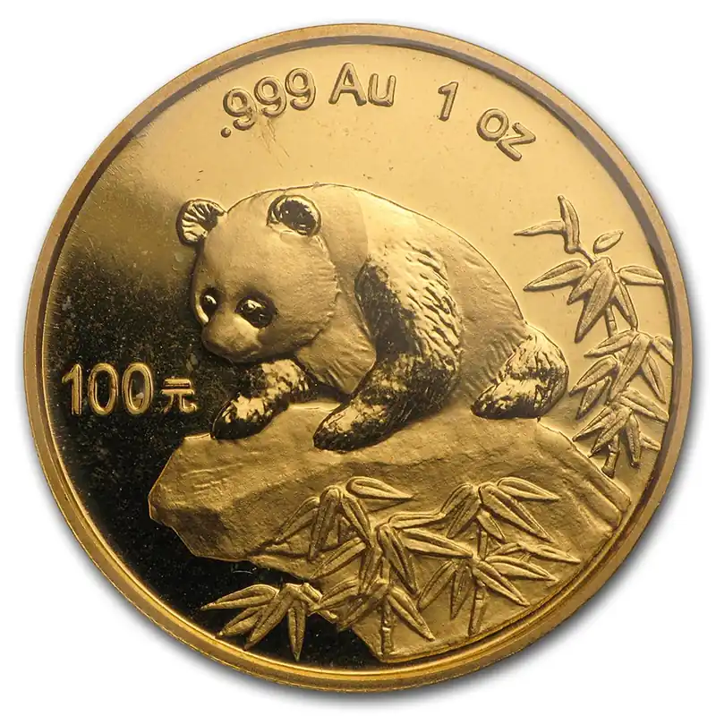 1 Unze Goldmünze China Panda 1999 Gratis Versand
