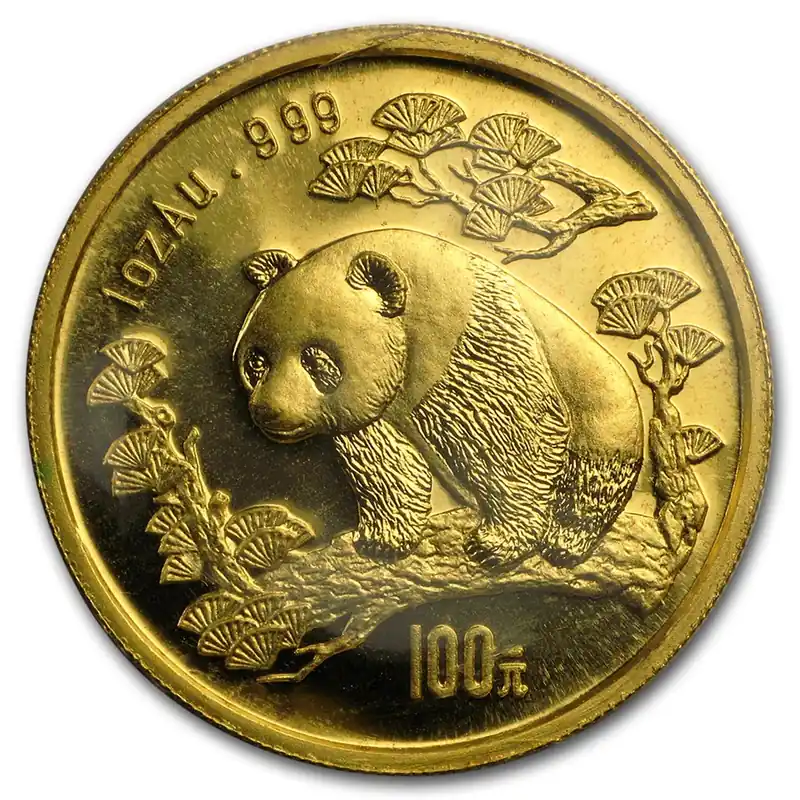 Hochwertig 1 Unze Goldmünze China Panda 1997