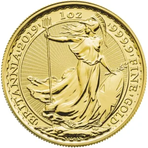 Meistverkauft 1 Unze Goldmünze Britannia 2019