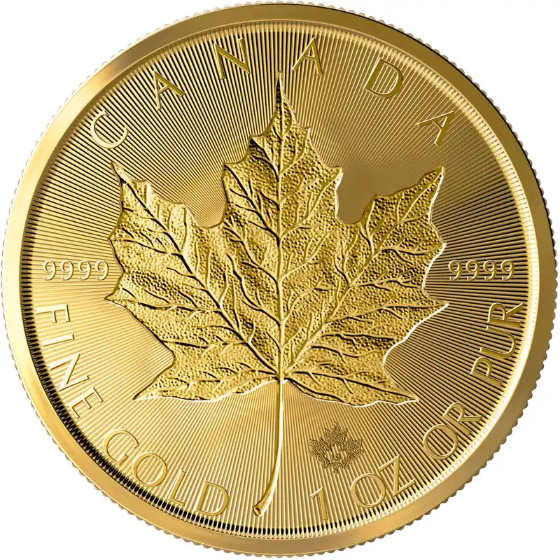 1 Unze Goldmünze Maple Leaf Incuse 2019 Schnäppchen