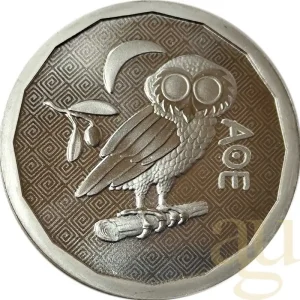 1 Unze Silbermünze St. Helena Eule von Athen 2024 Neuheit