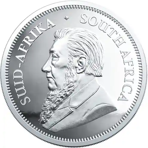 Limited Edition 1 Unze Silbermünze Krügerrand 2021 - polierte Platte