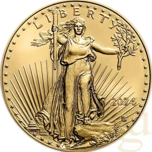1/2 Unze Goldmünze American Eagle 2024 Saisonangebot