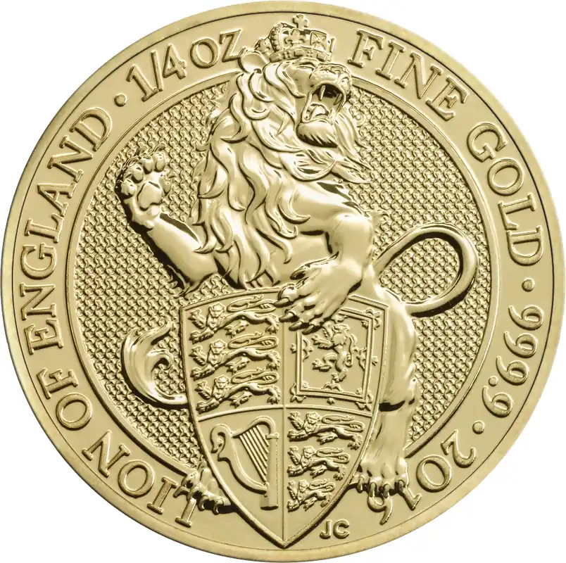 1/4 Unze Goldmünze Queens Beasts Lion 2016 Sofort Bestellen