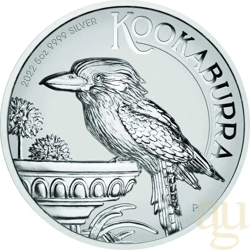 5 Unzen Silbermünze Australien Kookaburra 2022 - Incused Coin Sale