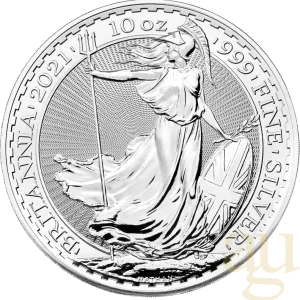 10 Unzen Silbermünze Großbritannien Britannia 2021 Jetzt Bestellen