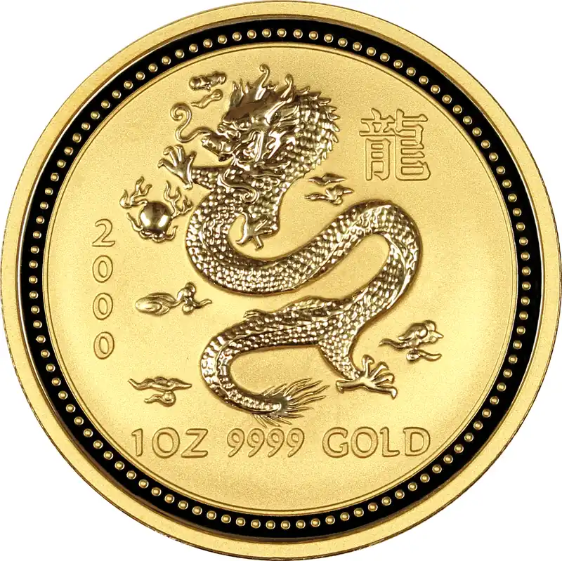 Neu 1/20 Unze Goldmünze Australien Lunar I Drache 2000