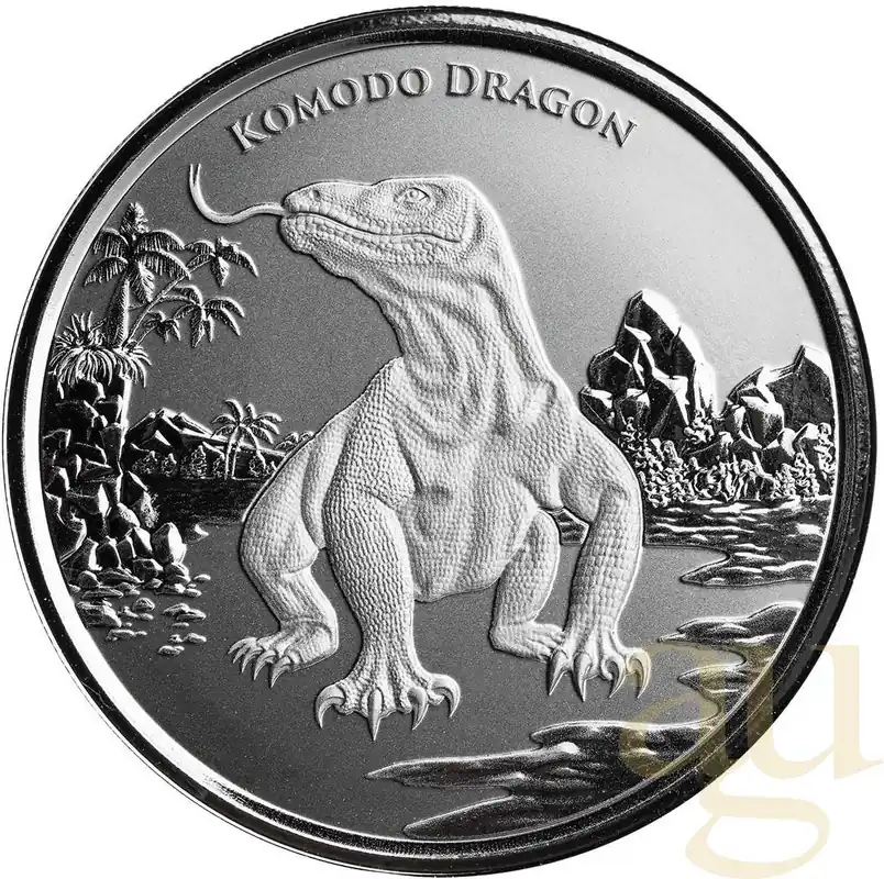 1 Unze Silbermünze Tokelau Komodo Dragon 2022 Günstig